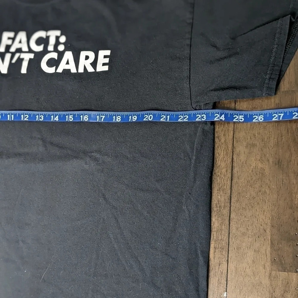 "Fun fact I don't care" t shirt humor funny, XL - Picture 4 of 6